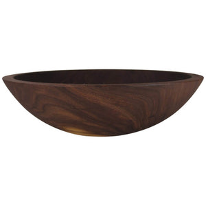 Wooden Bowl, Black Walnut Salad Bowl, 12", #1 Quality - American Farmhouse Bowls