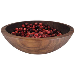 Wooden Bowl, Black Walnut Salad Bowl, 10", #1 Quality - American Farmhouse Bowls