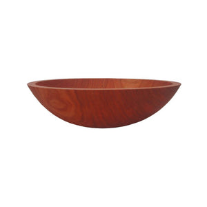 Wooden Bowl, Solid Cherry Salad Bowl, 12", #1 Quality - American Farmhouse Bowls