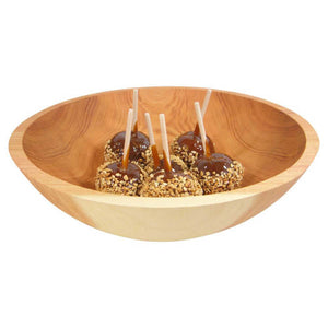 Wooden Bowl, Honey Locust Salad Bowl, 15", #1 Quality - American Farmhouse Bowls