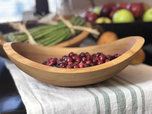 Load image into Gallery viewer, Wooden Bowl, Oval Cherry Salad Bowl, 12&quot;, #1 Quality - American Farmhouse Bowls
