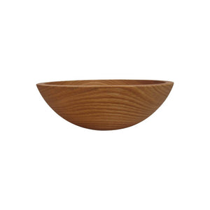 Wooden Bowl, Solid Red Oak Salad Bowl, 10", #1 Quality - American Farmhouse Bowls