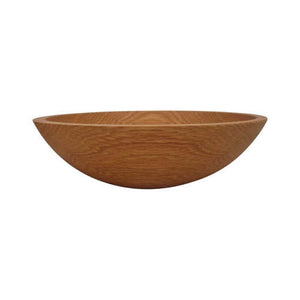 Wooden Bowl, Red Oak Salad Bowl, 12", #1 Quality - American Farmhouse Bowls