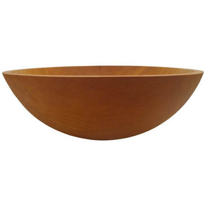 Wooden Bowl, Sugar Maple Salad Bowl, 15", #1 Quality - American Farmhouse Bowls